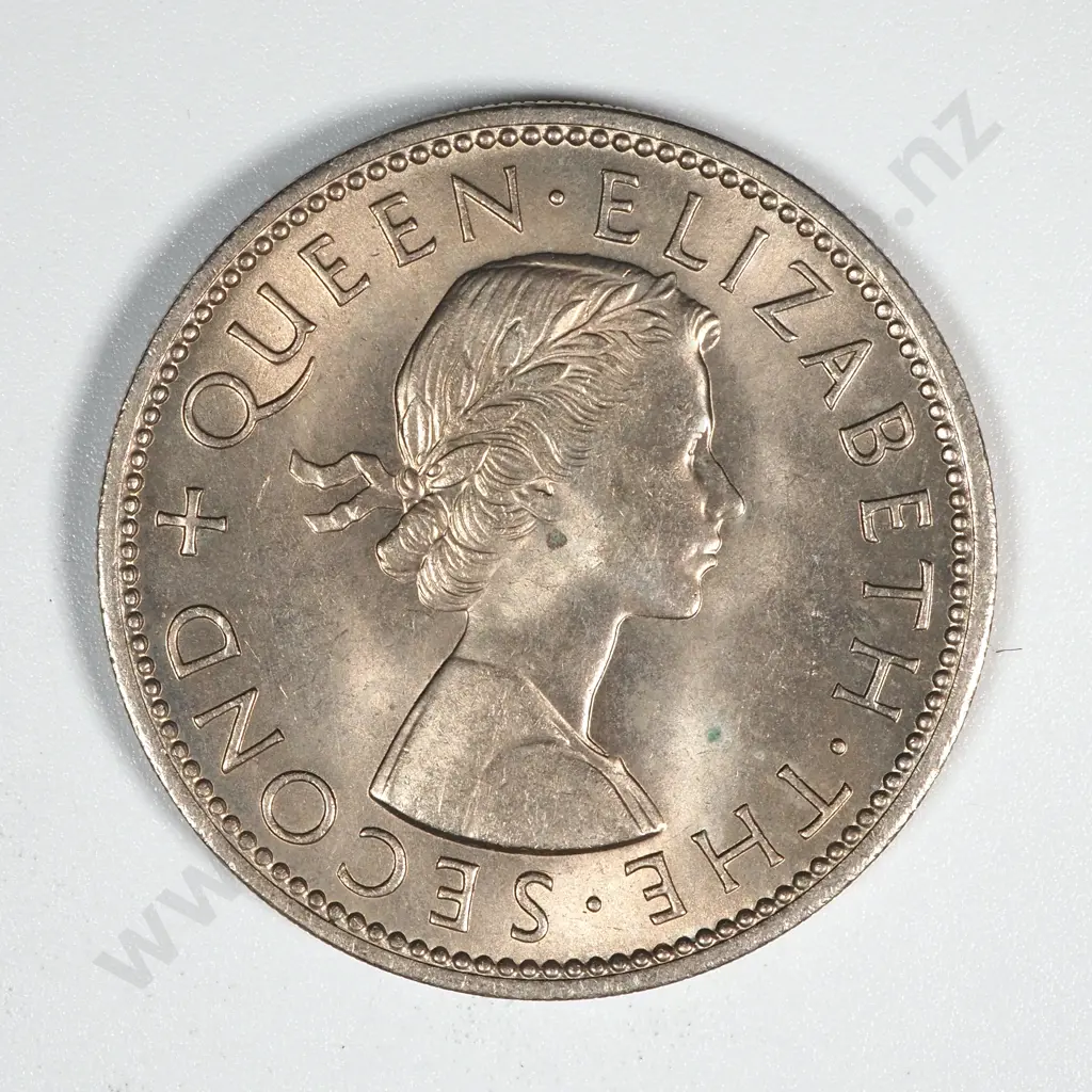 33 New Zealand 1964 Florin Coins EF-UNC Total CV $264-$495 Image 1++
