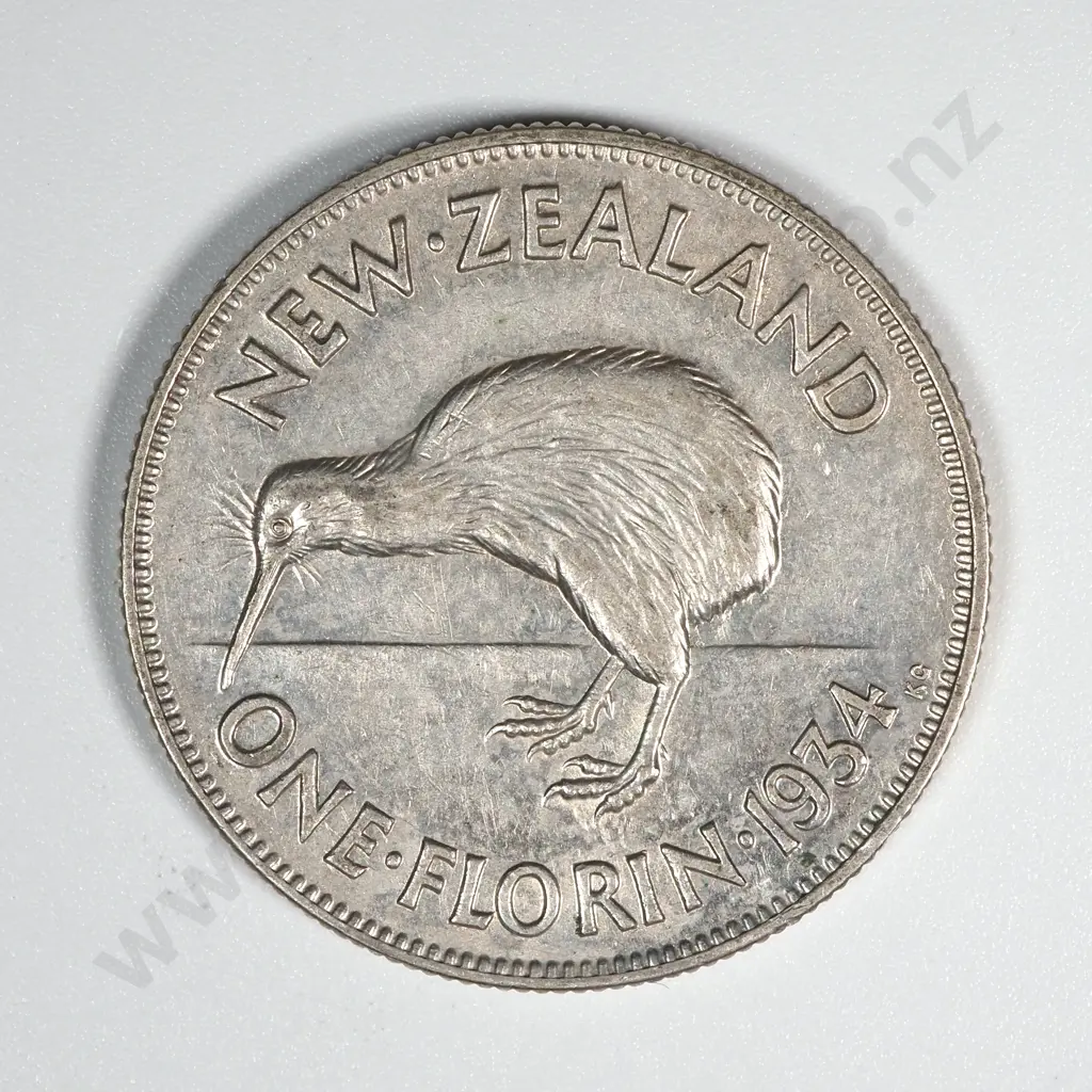 22 New Zealand 1933-1946 Silver Florin Coins VF+ Total CV Min $635 Image 1++