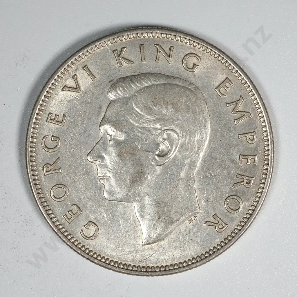 5 New Zealand 1944 Half Crown Coins VF+ Total CV $350 Image 1++