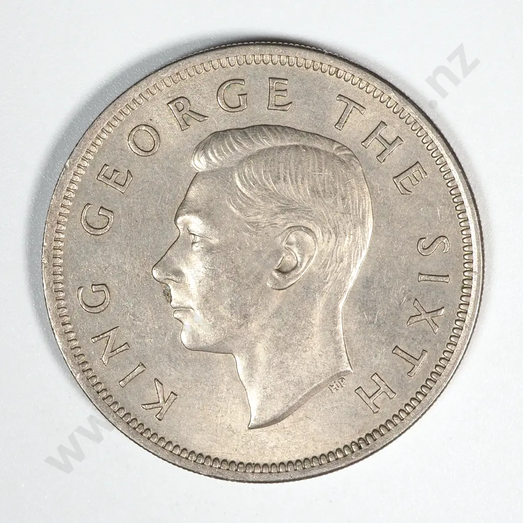 10 New Zealand 1950 Die 1 Half Crown Coins EF+ Total CV $500 Image 1++