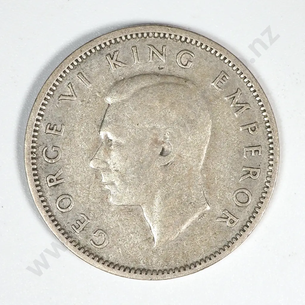 10 New Zealand 1942 Broken Back Shilling Coins Total CV $140 Image 1++