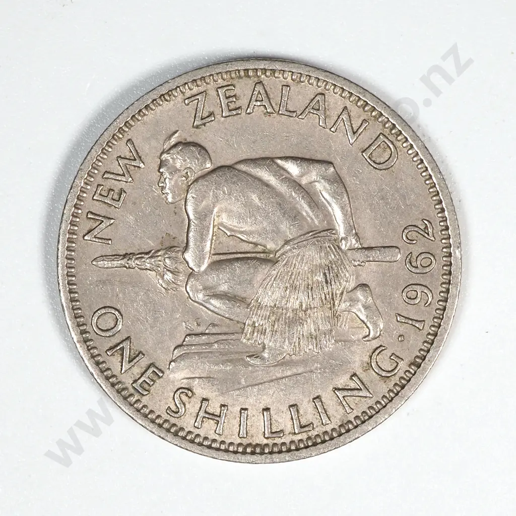 10 New Zelaand 1962 No Ground Line Shillings - Total CV $150 Image 1++