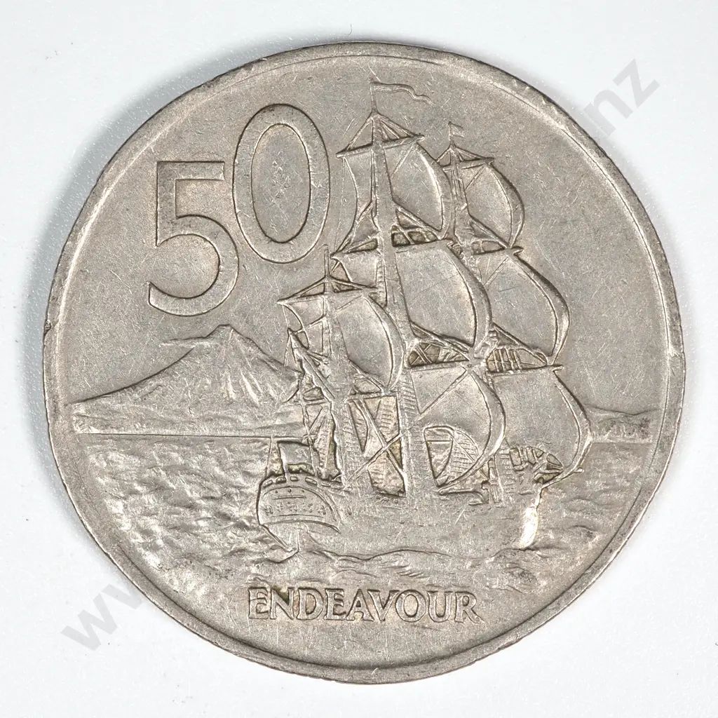 10 New Zealand 1967 Dot Over 1 50 Cent Coins Total CV $200 Image 1++