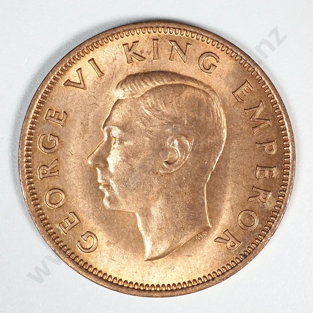 1947 New Zealand BUNC Full Mint Lustre - CV $50 Image 1++
