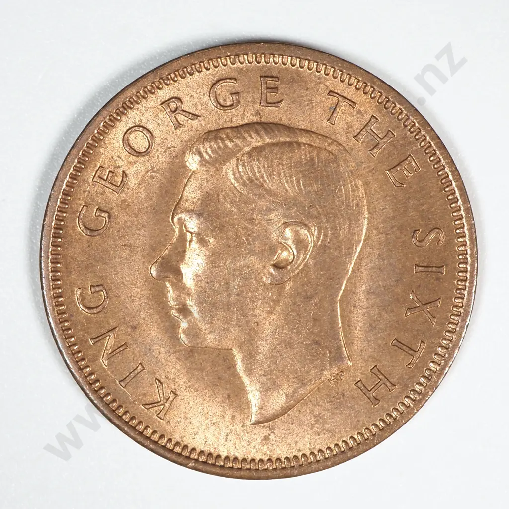 1949 new Zealand Halfpenny UNC Full Mint Lustre CV $35 Image 1++