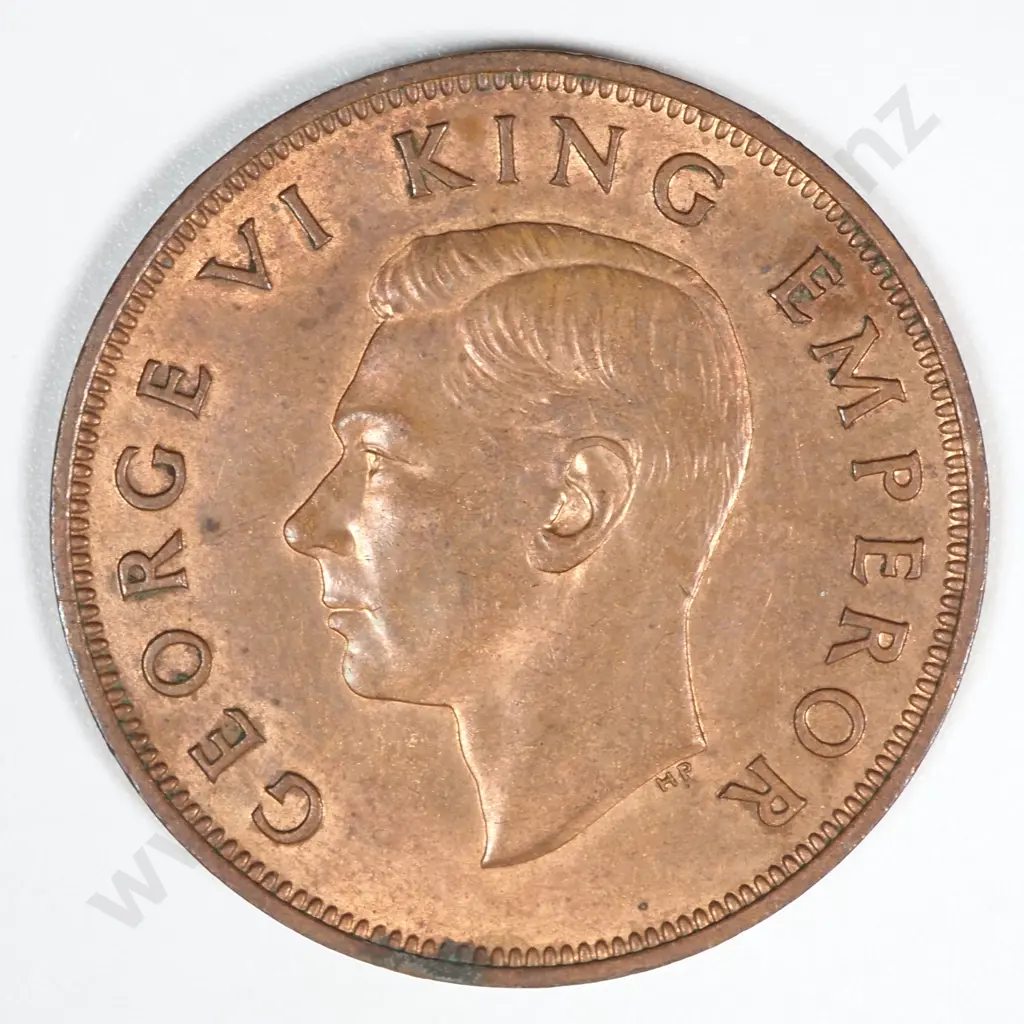 1942 New Zealand Penny EF Mint Lustre CV $55 Image 1++