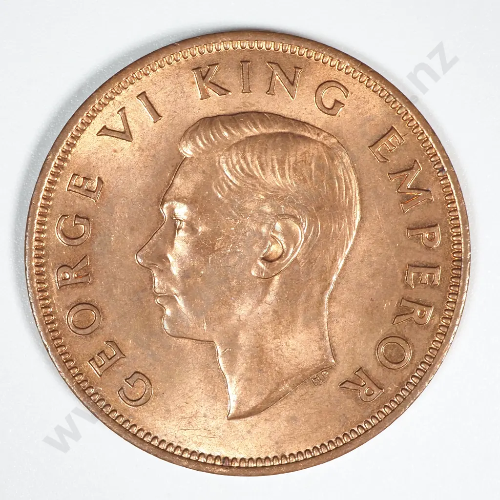 1943 New Zealand Penny BUNC Mint Lustre CV $90 Image 1++