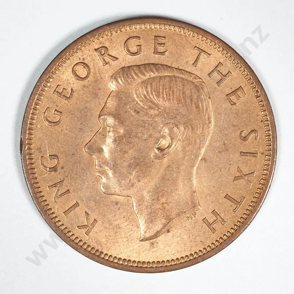 1949 New Zealand Penny AUNC Mint Lustre CV $40 Image 1++