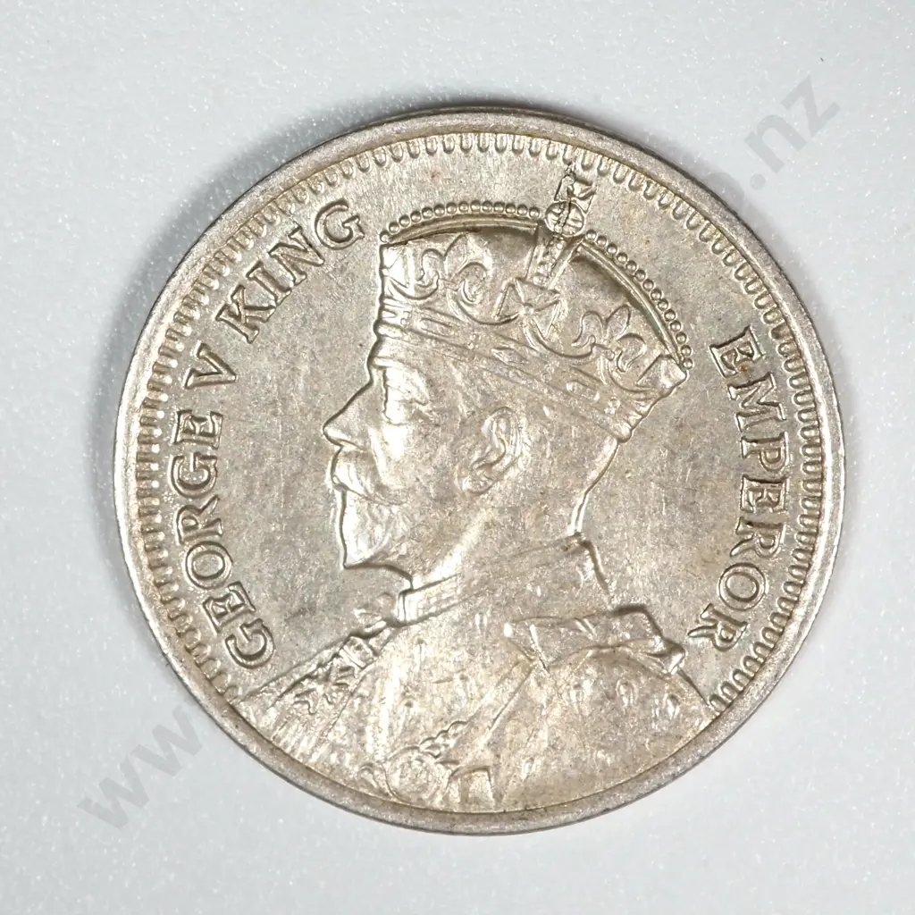 1934 New Zealand Threepence UNC CV $65 Image 1++