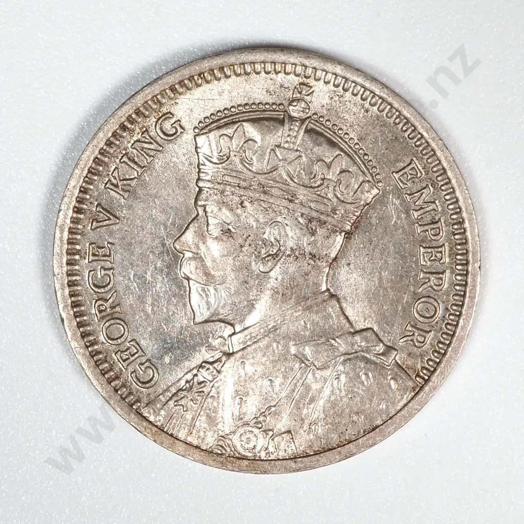 1935 New Zealand Threepence EF CV $1000 Image 1++