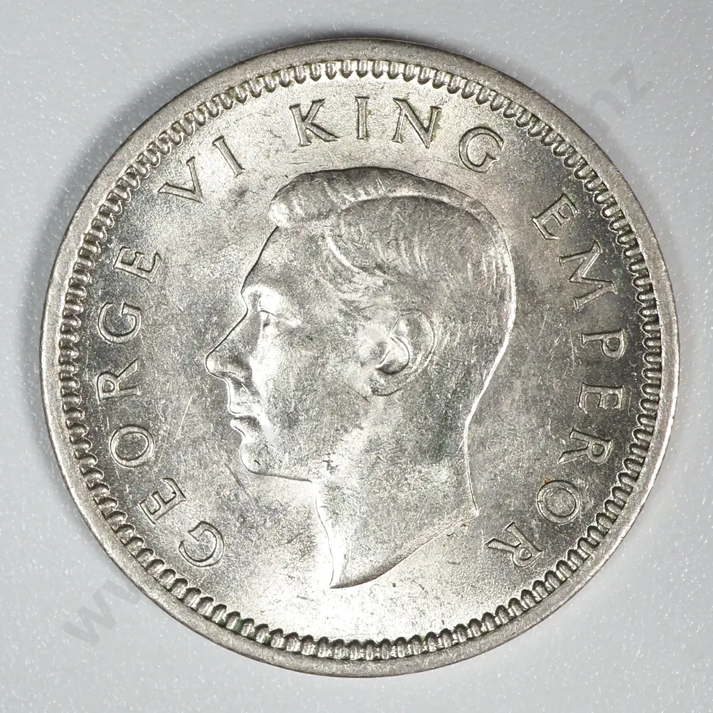 1944 New Zealand Threepence UNC CV $45 Image 1++