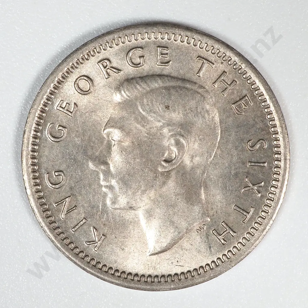1950 New Zealand Threepence UNC CV $400 Image 1++