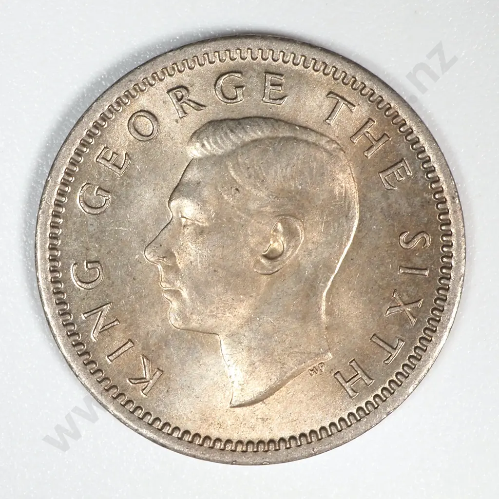 1952 New Zealand Threepence UNC CV $30 Image 1++