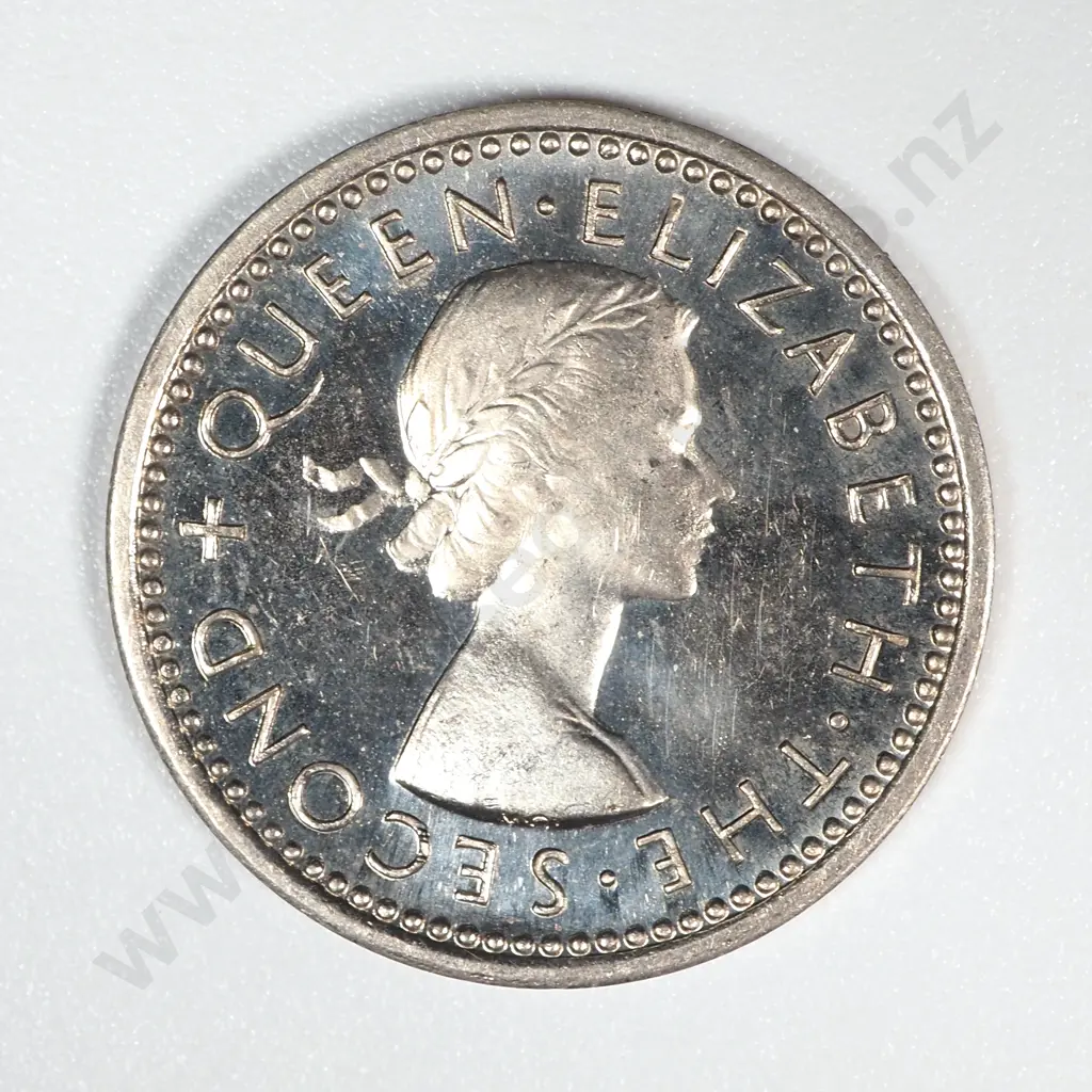 1953 New Zealand Threepence Proof Image 1++
