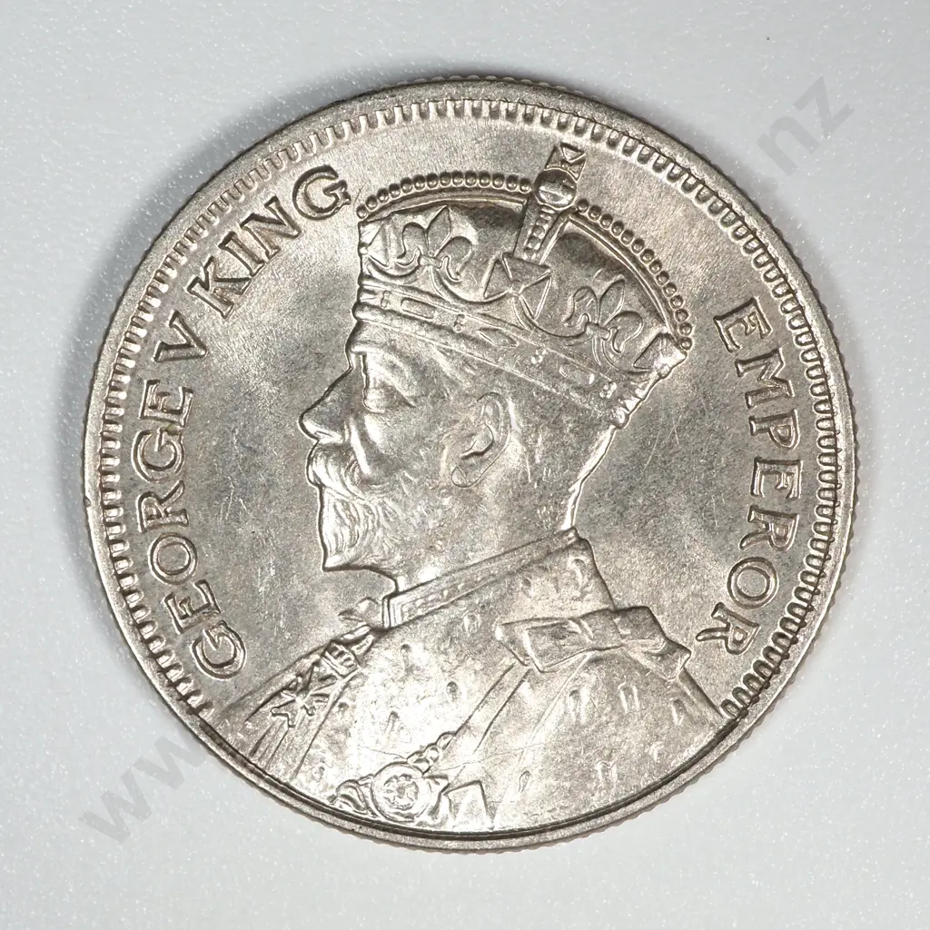 1933 New Zealand Sixpence UNC CV $250 Image 1++