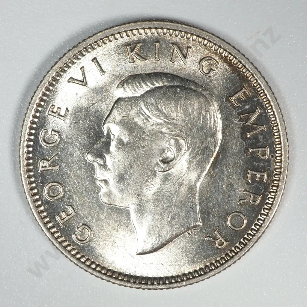 1937 New Zealand Sixpence UNC CV $250 Image 1++