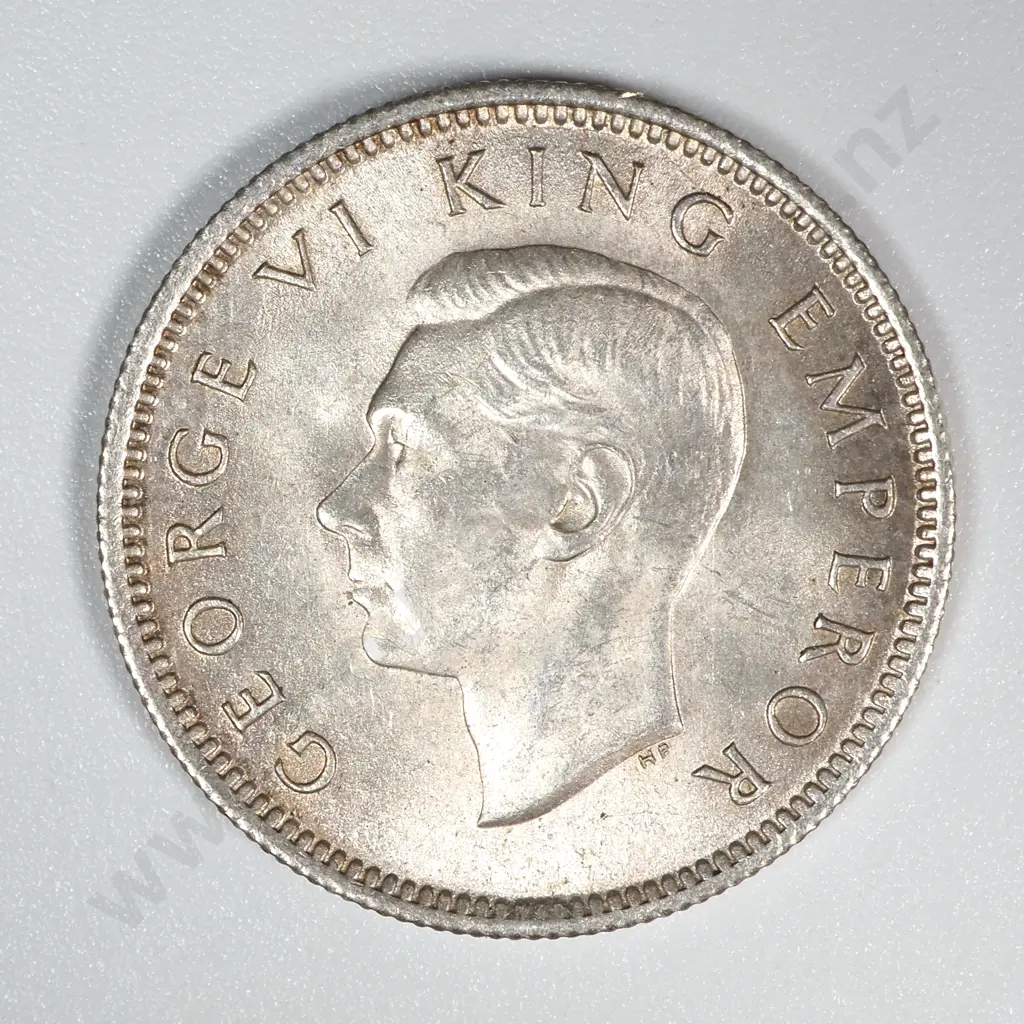 1942 New Zealand Sixpence UNC CV $750 Image 1++