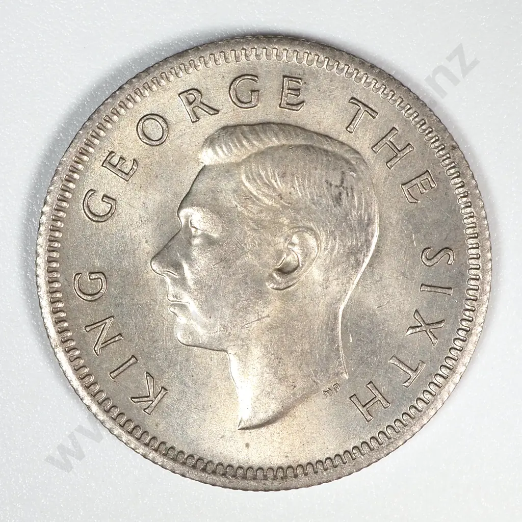 1948 New Zealand Sixpence UNC CV $400 Image 1++
