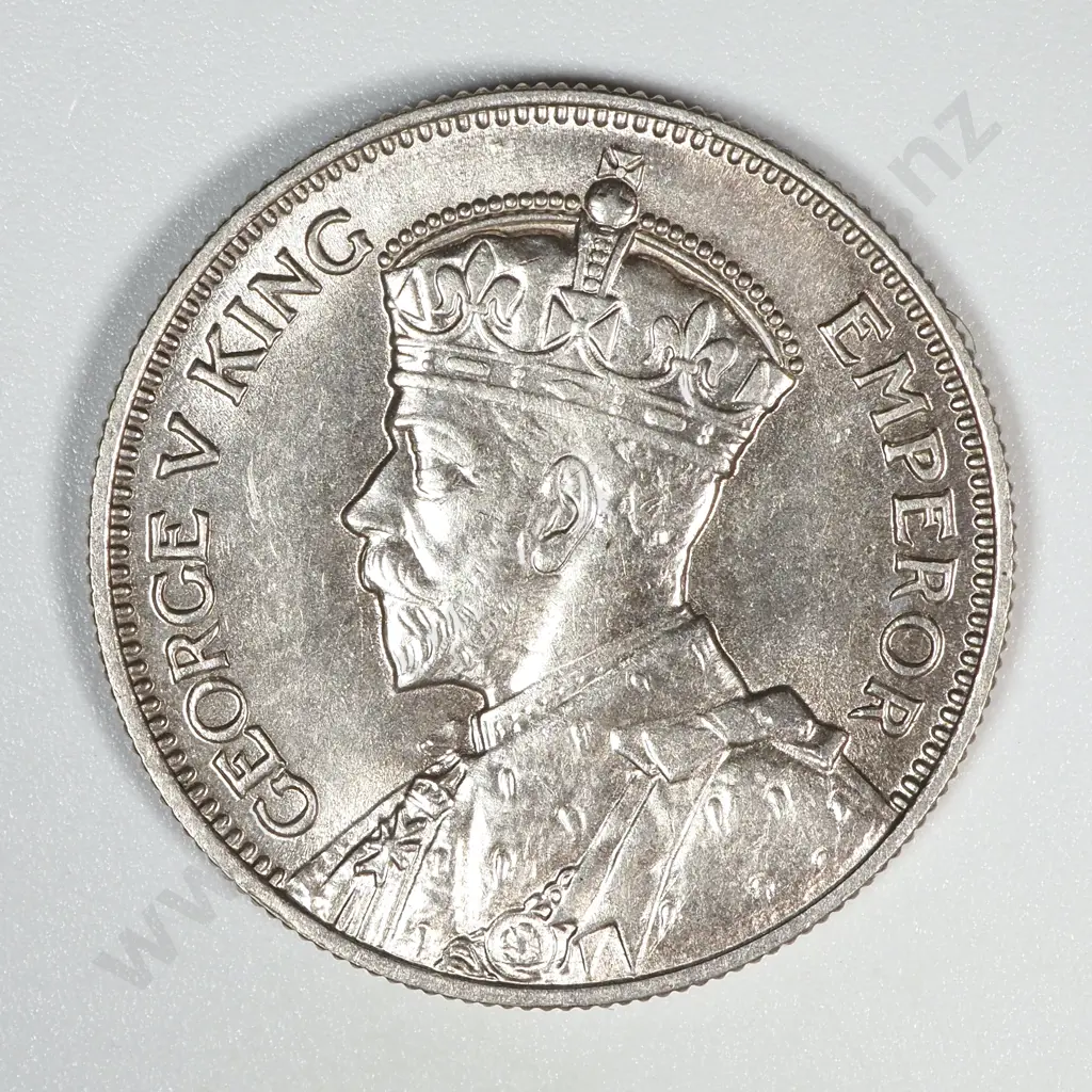 1935 New Zealand Shilling UNC CV $750 Image 1++