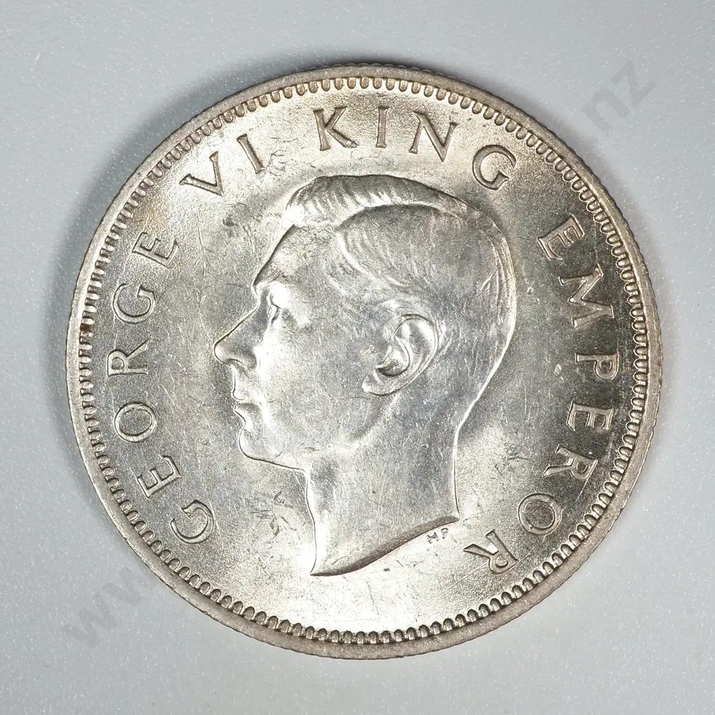 1943 New Zealand Shilling UNC CV $400 Image 1++