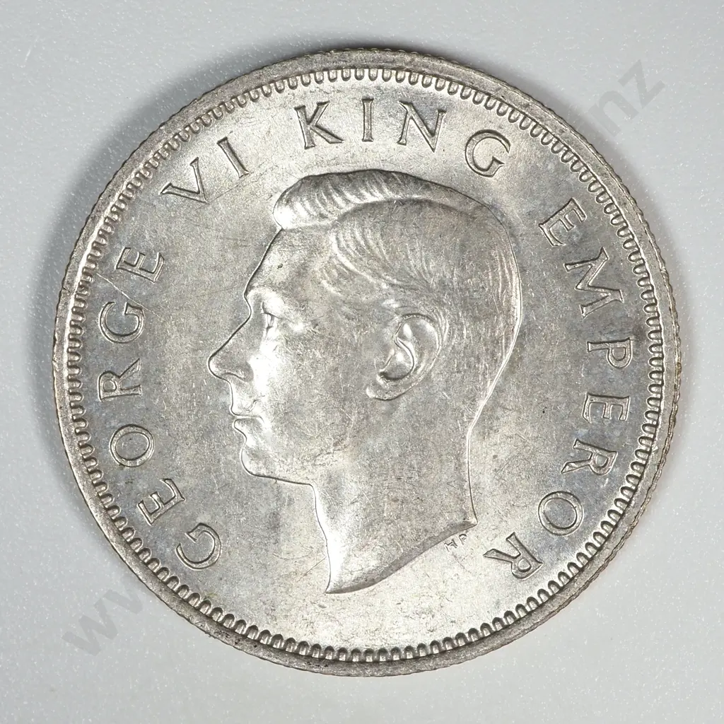 1945 New Zealand Shilling UNC CV $225 Image 1++