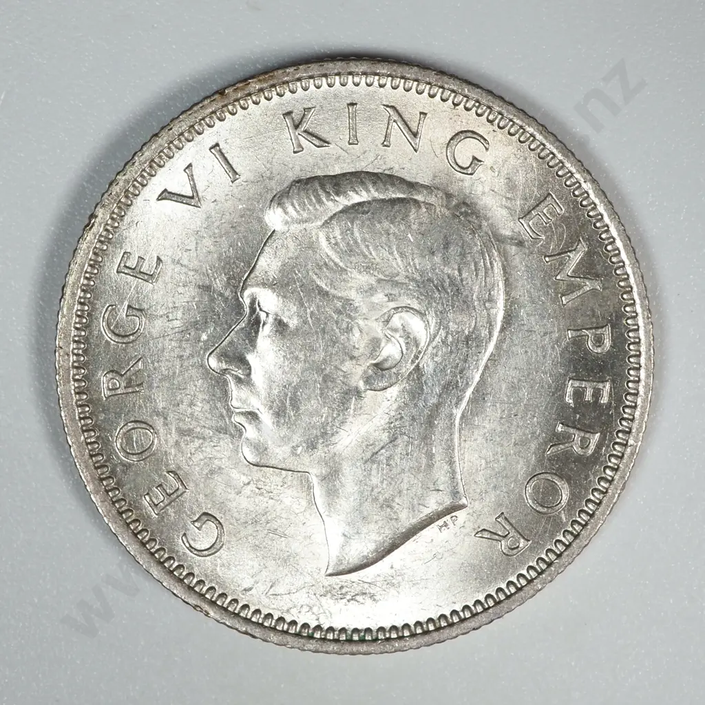 1946 New Zealand Shilling UNC CV $225 Image 1++