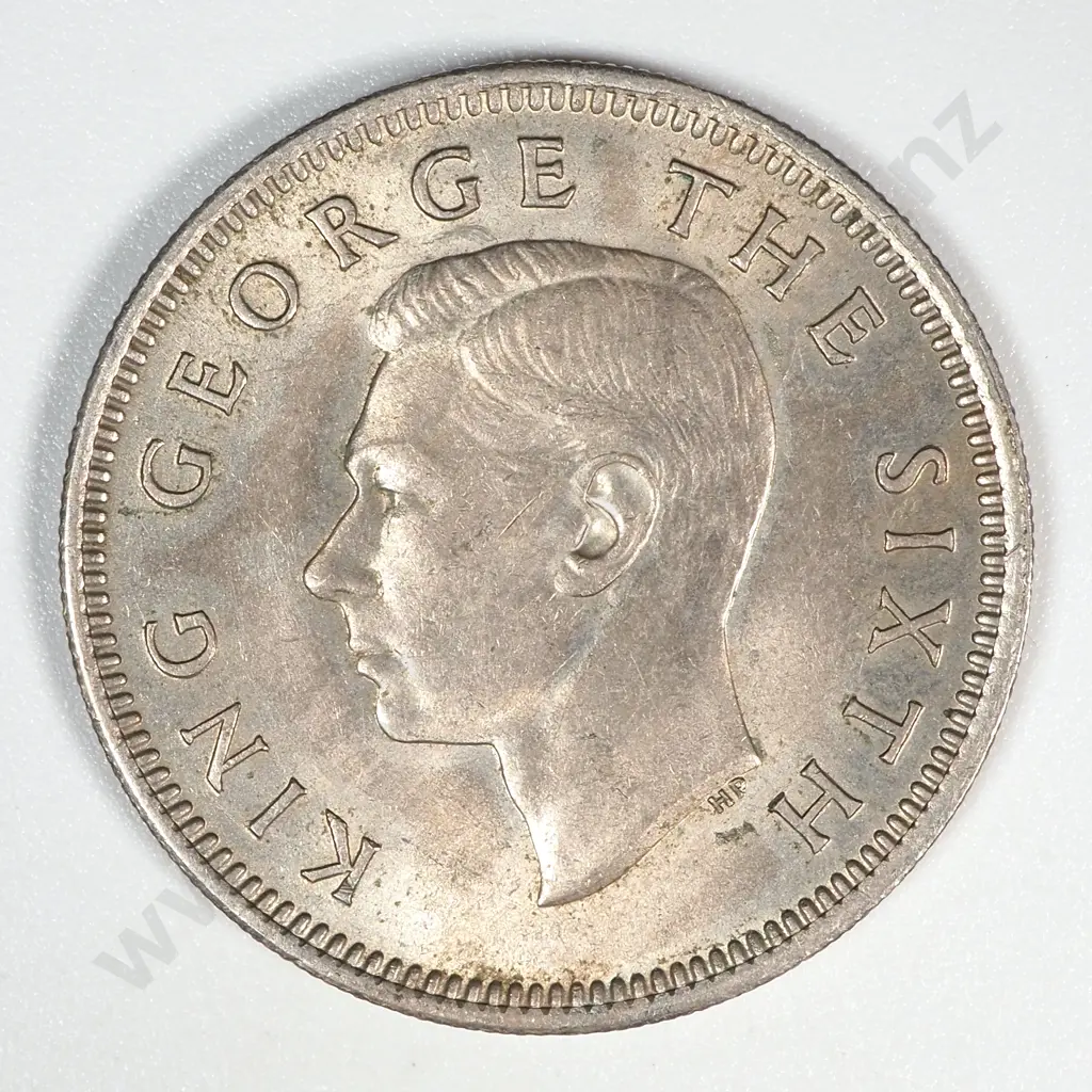 1950 New Zealand Shilling EF CV $65 Image 1++