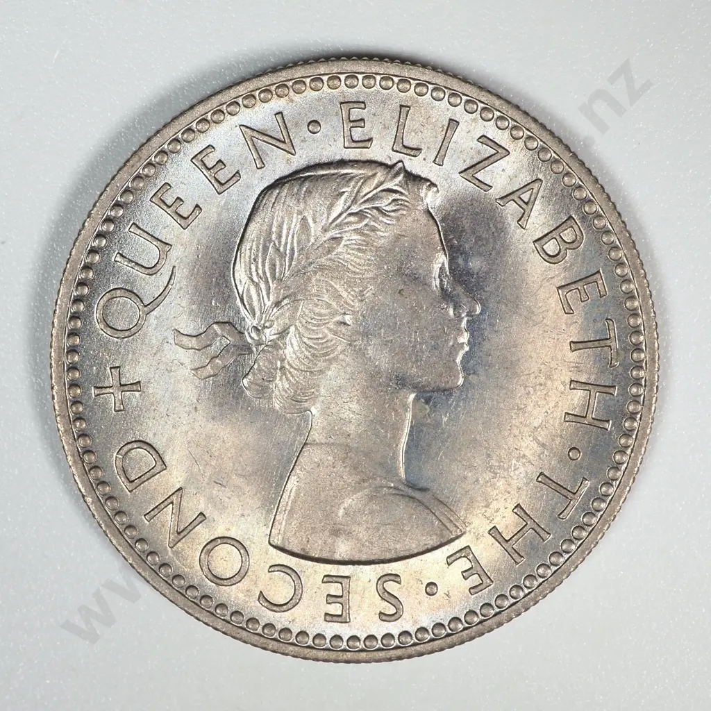 1961 New Zealand Shilling UNC CV $40 Image 1++