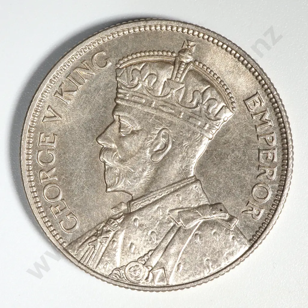 1935 New Zealand Florin UNC CV $1000 Image 1++