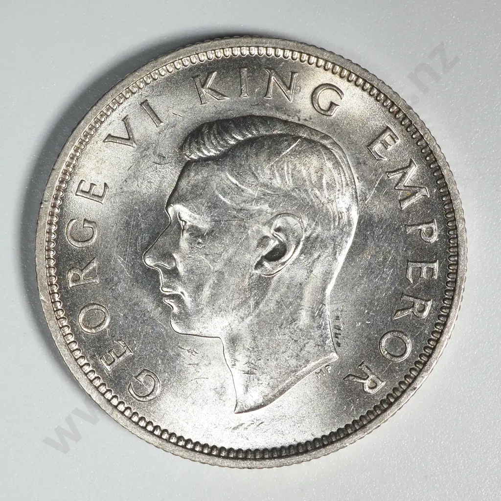 1941 New Zealand Florin UNC CV $400 Image 1++