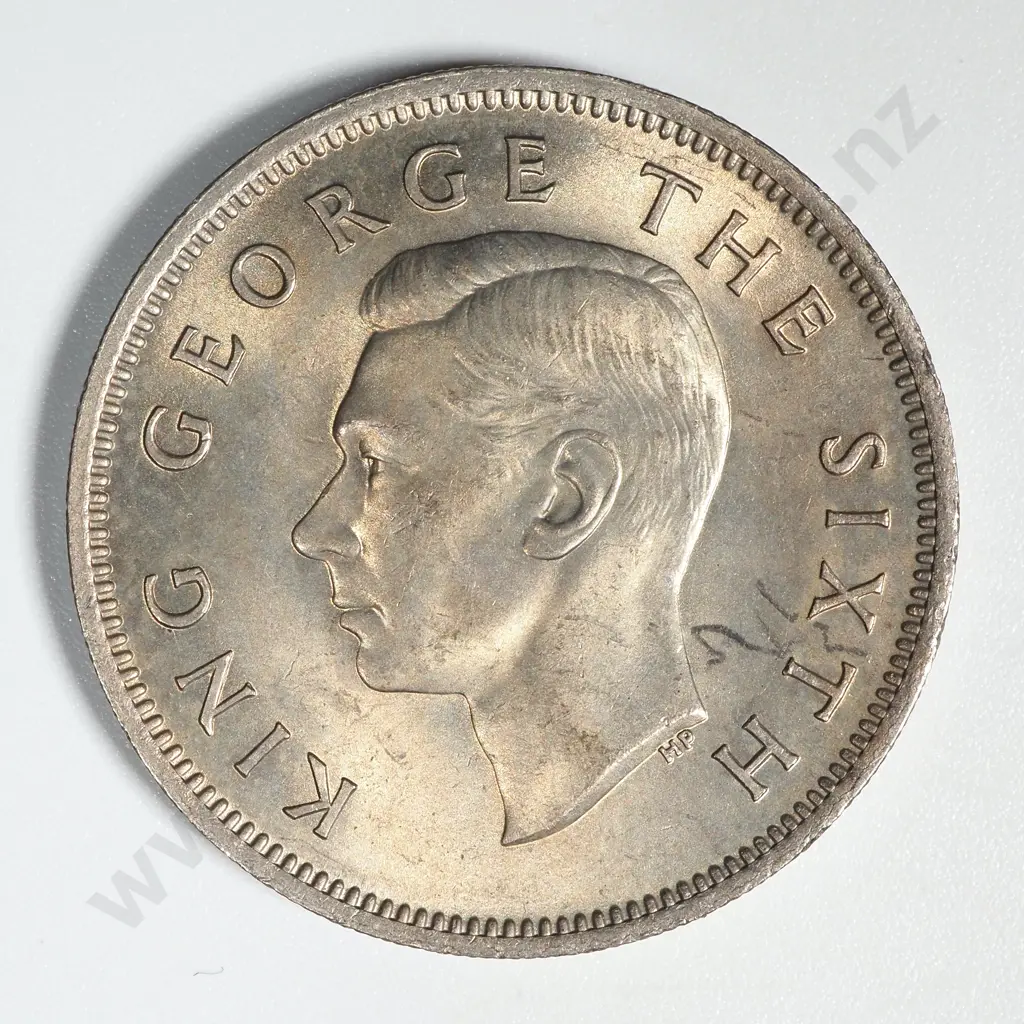 1949 New Zealand Florin UNC CV $150 Image 1++
