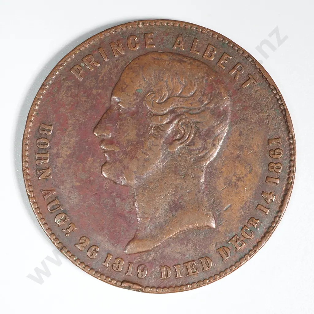 1860's New Zealand One Penny Trade Token Hague Smith Auckland; 341a Image 1++