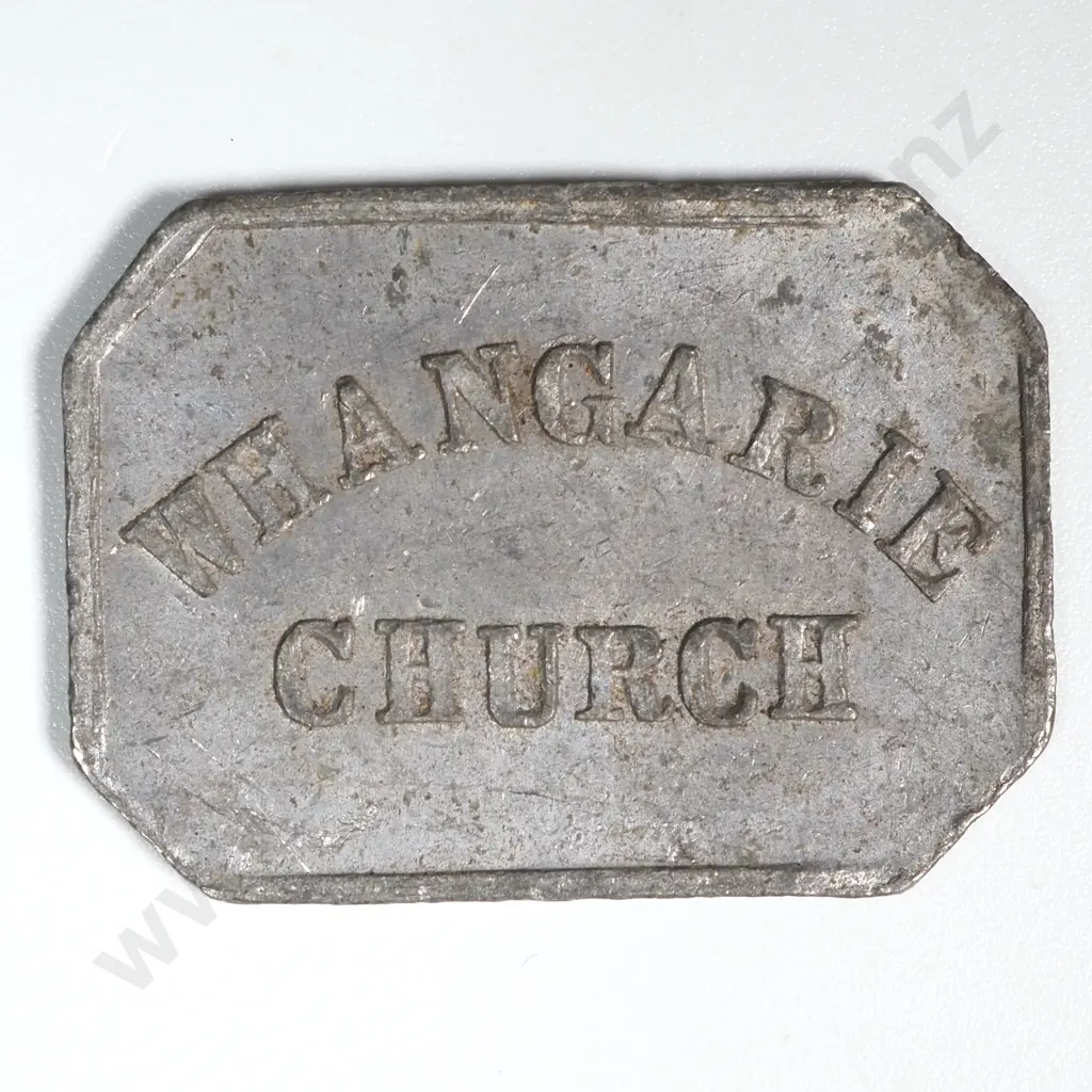 1860's Whangarei Church Communion Token Image 1++