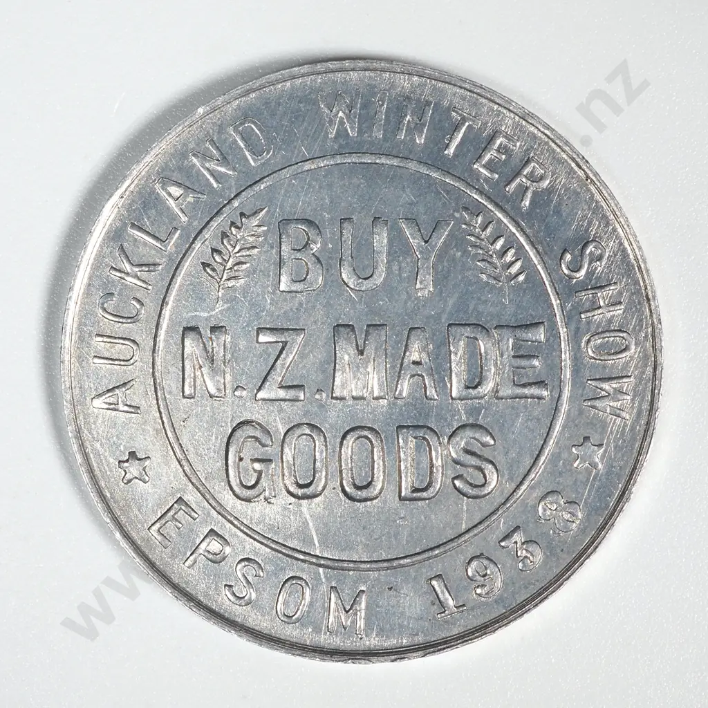 Auckland Winter Show 1938 Five Pounds Token for Haywin Electric Vacuum Cleaners CV $70 Image 1++