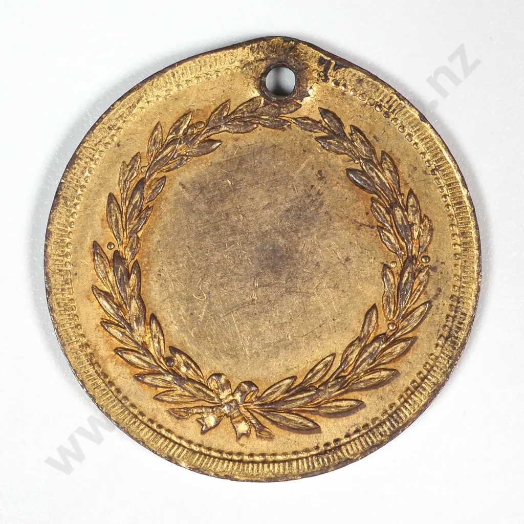 1898 Otago Province Golden Jubilee Gilt Medal: Morel 1887/3 Image 1++