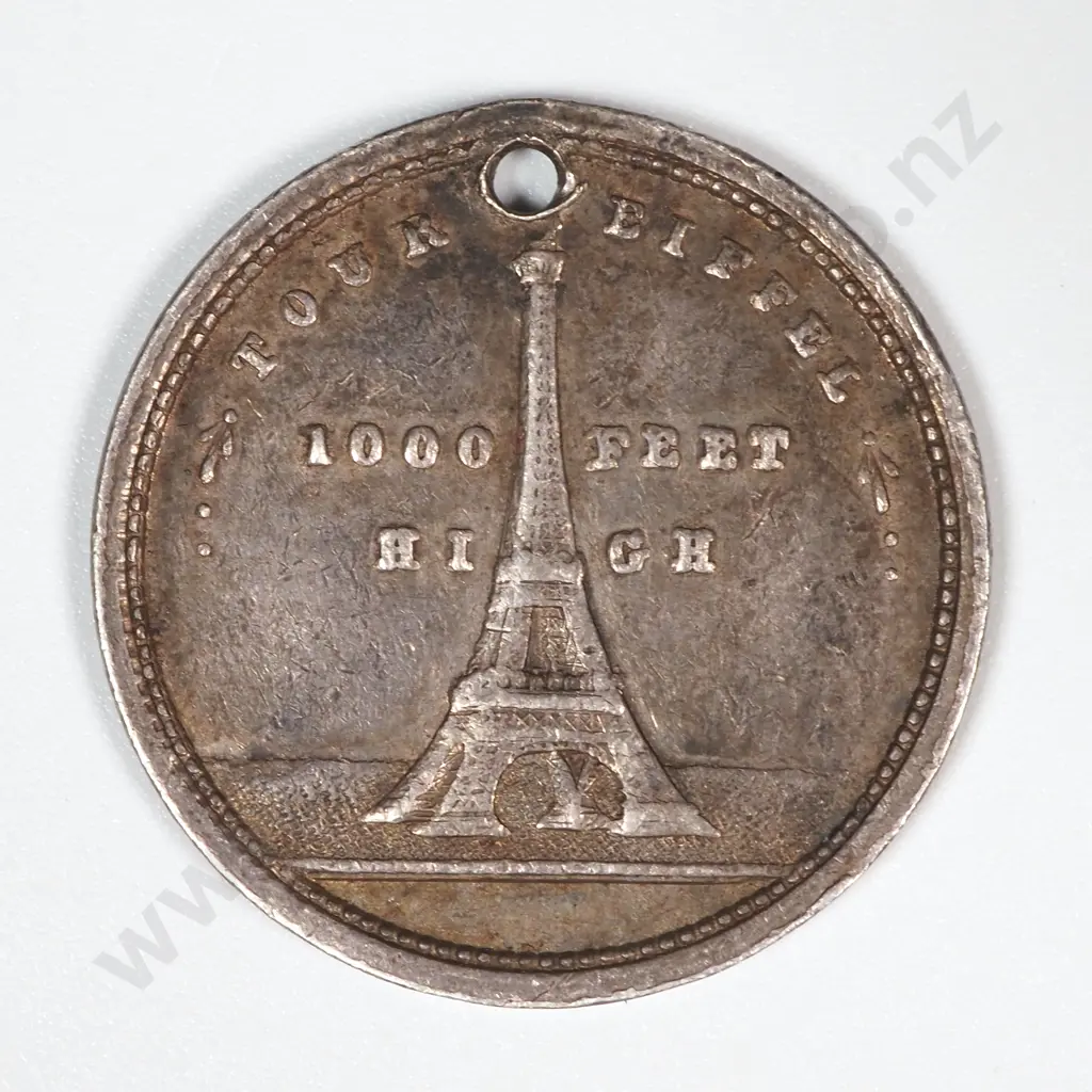 1889-90 South Seas Exhibition Silver Medal: Morel 1889-90/4 Image 1++