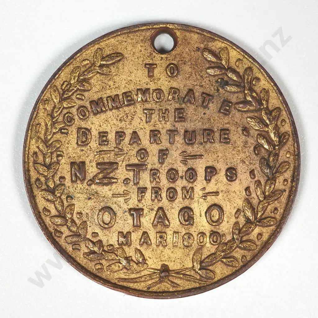1900 South African Transvaal War Gilt Medal: Morel 1900/6 Image 1++