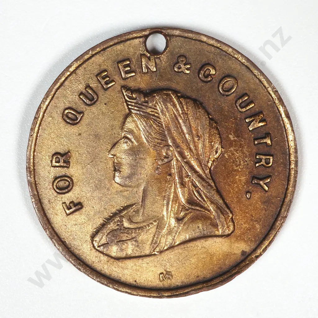 1900 South African Transvaal War Gilt Medal: Morel 1900/8 Image 1++