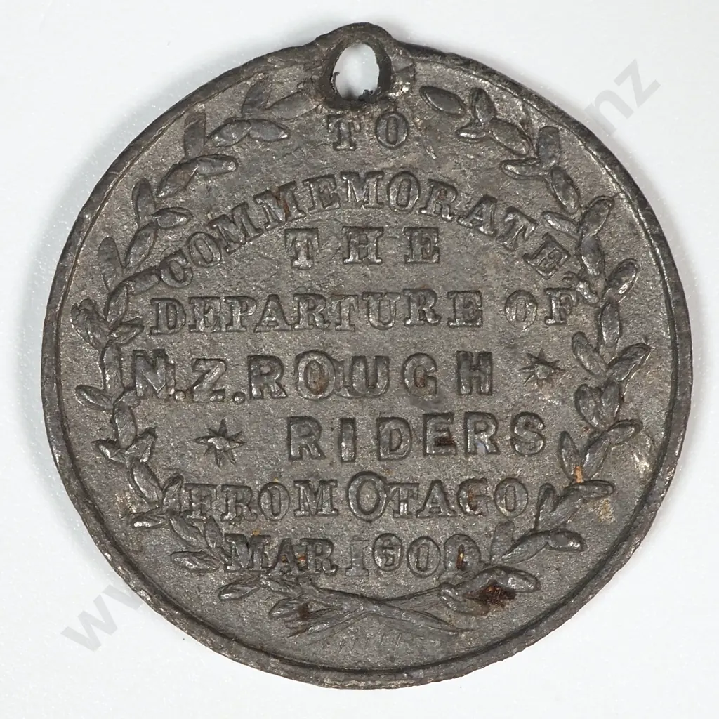 1900 South African Transvaal War White Metal Medal: Morel 1900/8 Image 1++