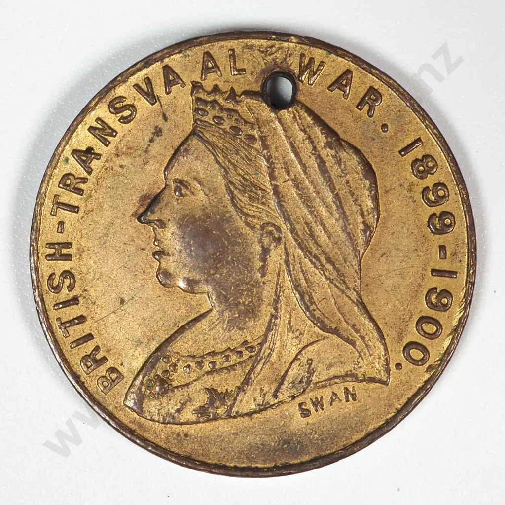 1899-1900 South African Transvaal War Gilt Medal: Morel 1899-00/8 Image 1++