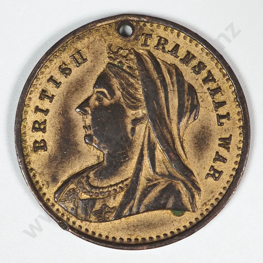 1899-1900 South African Transvaal War Gilt Medal: Morel 1899-00/2 Image 1++