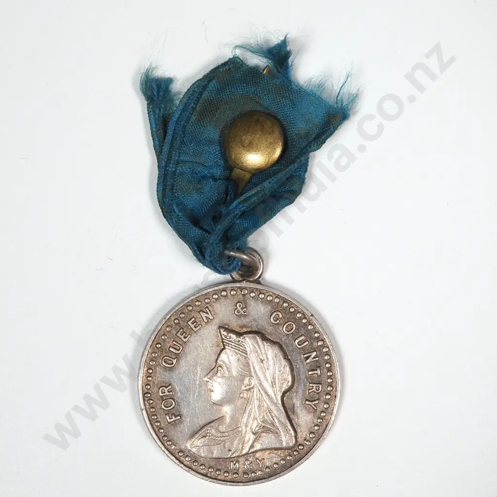 1900 South African Transvaal War Silver Medal to Commemorate the Departure of the Third Contingent: Morel 1900/10 Image 1++