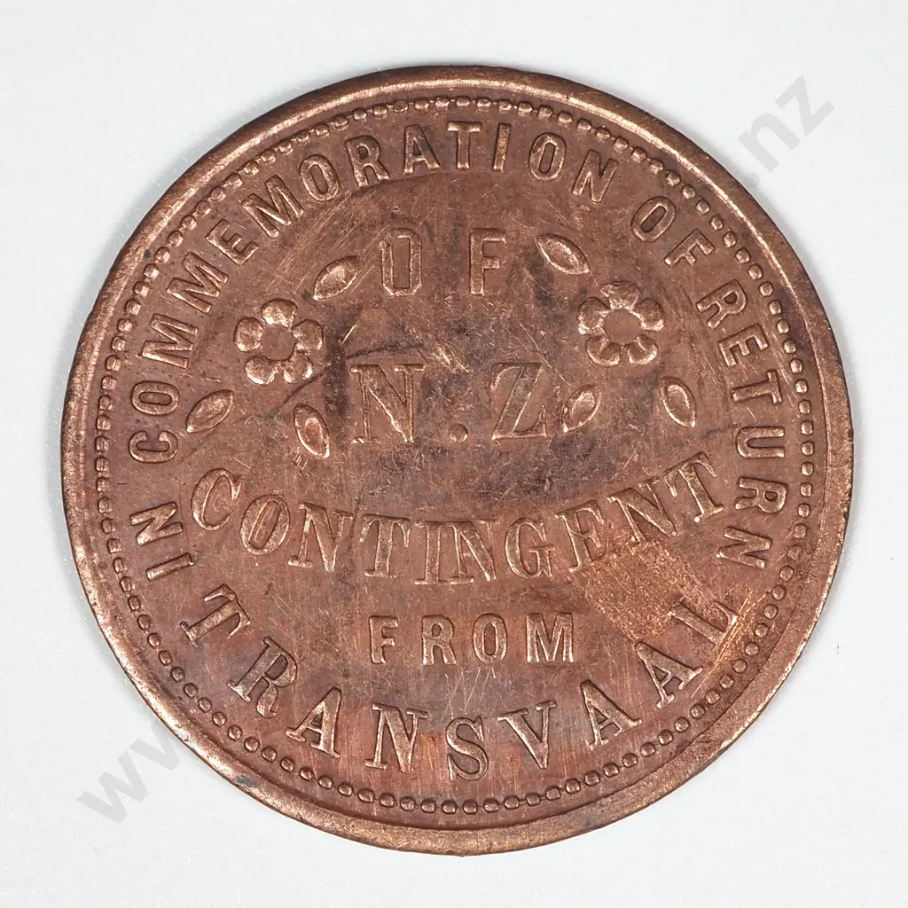 1902 South African Transvaal War Gilt Medal: Morel 1902/4 Image 1++