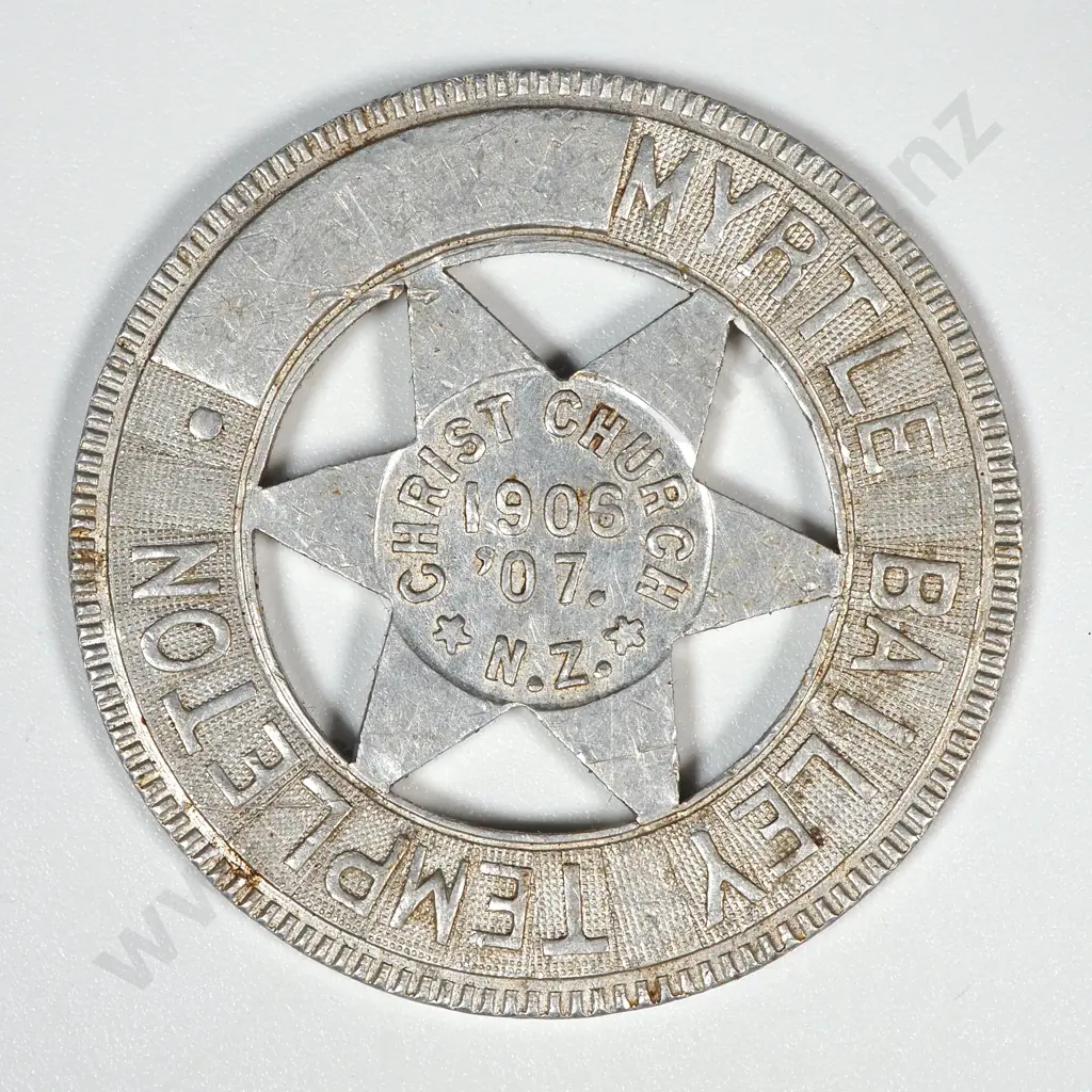 1906-7 International Exhibition Aluminium Medal - Myrtle Bailey Templeton: 1906-07/5 Image 1++