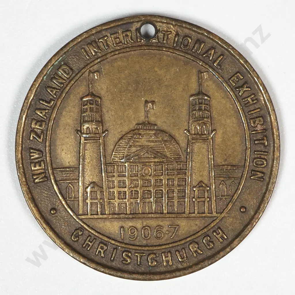 1906-7 International Exhibition Brass Medal: 1906-07/46 Image 1++