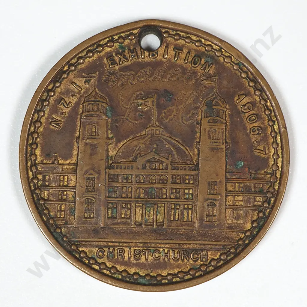 1906-7 International Exhibition Gilt Medal: 1906-07/22 Image 1++