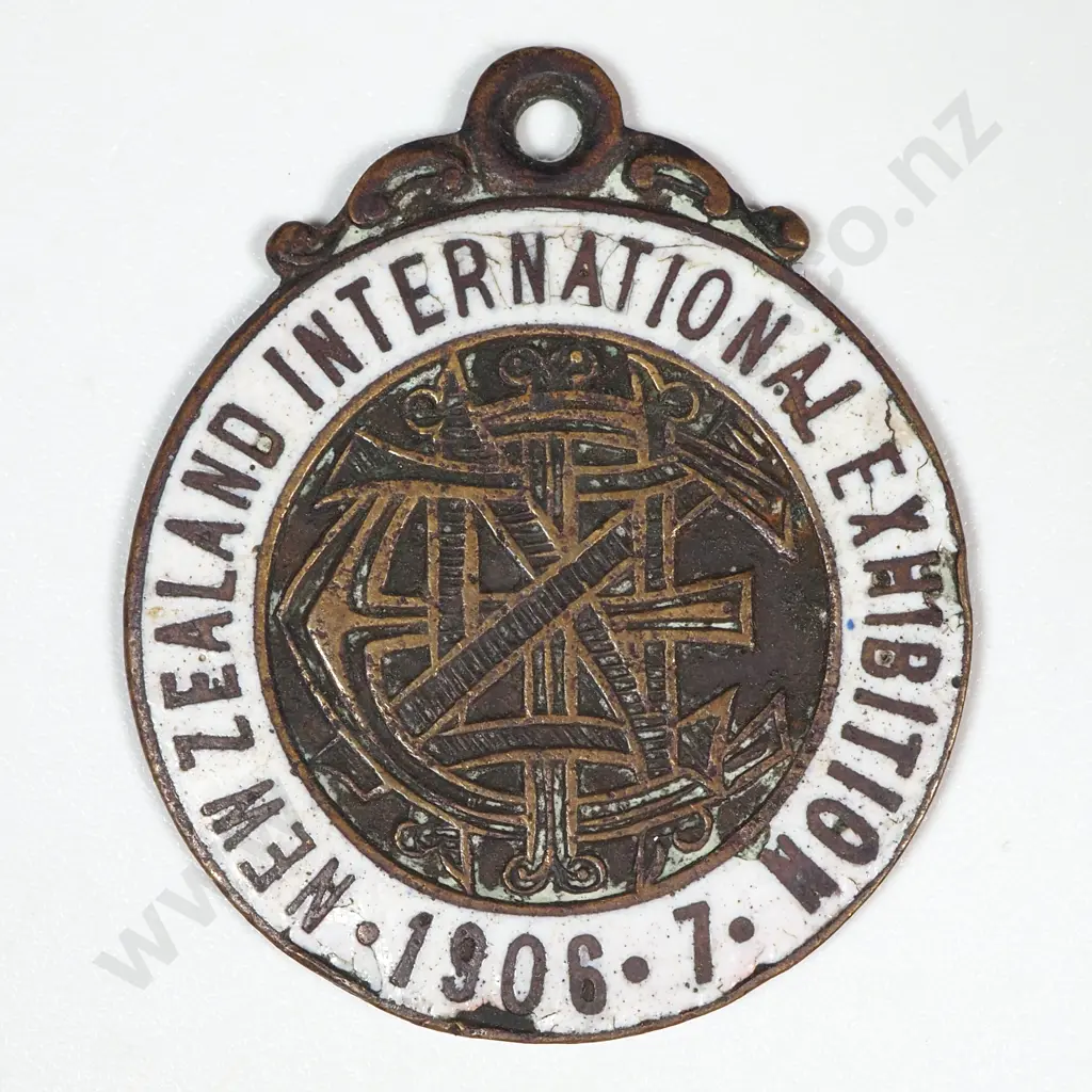 1906-7 International Exhibition Brass Medal: 1906-07/53 Image 1++