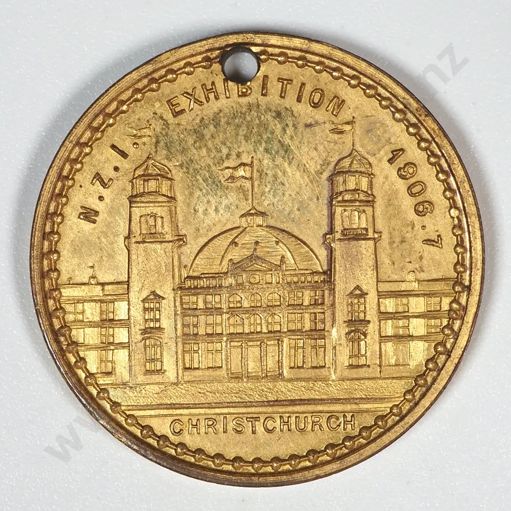 1906-7 International Exhibition Gilt Medal: 1906-07/23 Image 1++