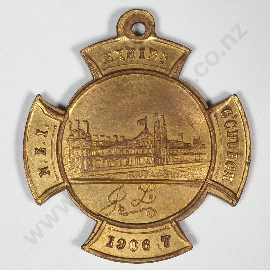1906-7 International Exhibition Gilt Medal: 1906-07/11 Image 1++