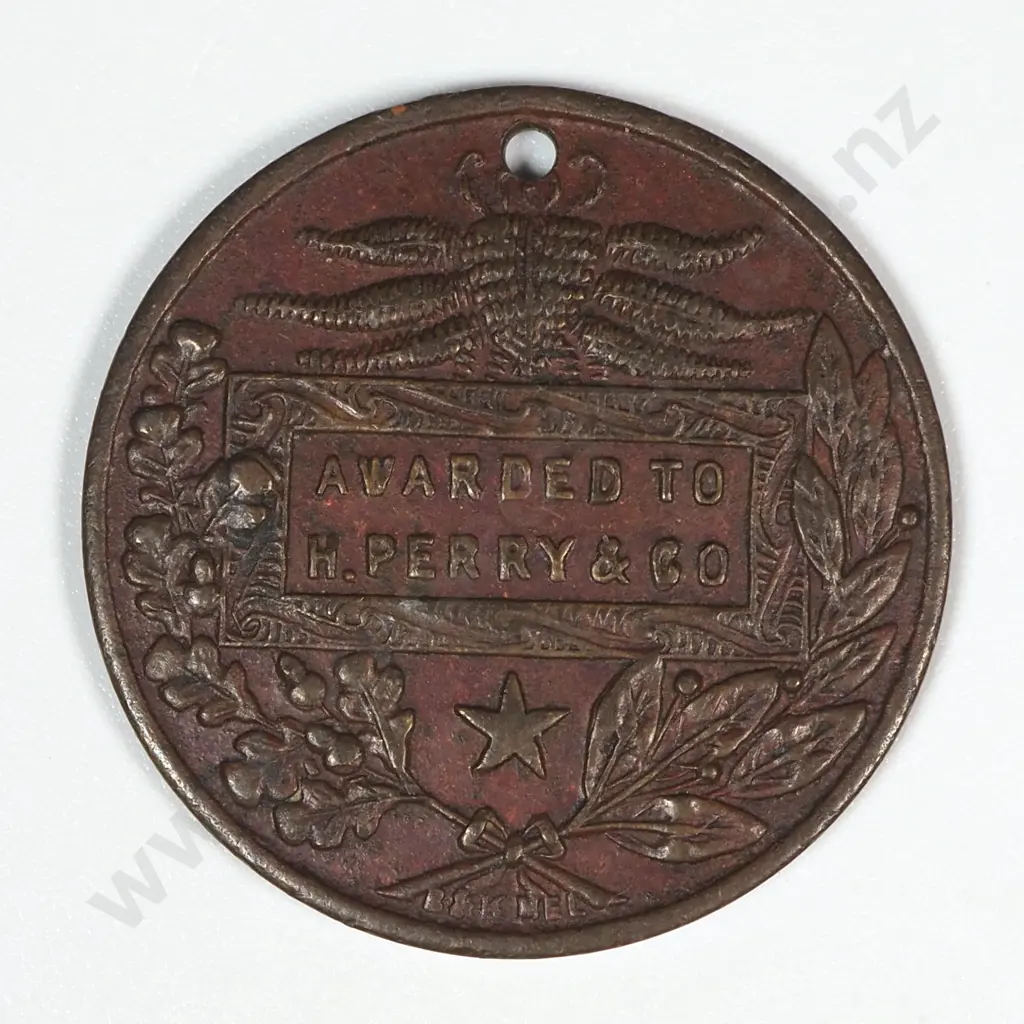 1906-7 International Exhibition Brass Medal: 1906-07/45 Image 1++